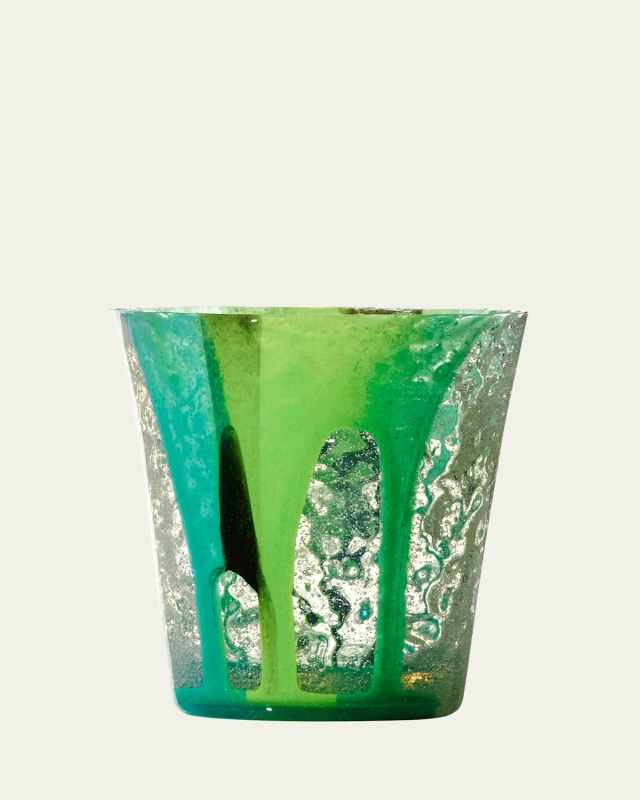 Murano Green Silicone Drinking Glass